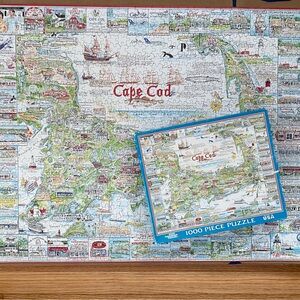 2009 Cape Cod Puzzle 1000 Pieces White Mountain Complete
